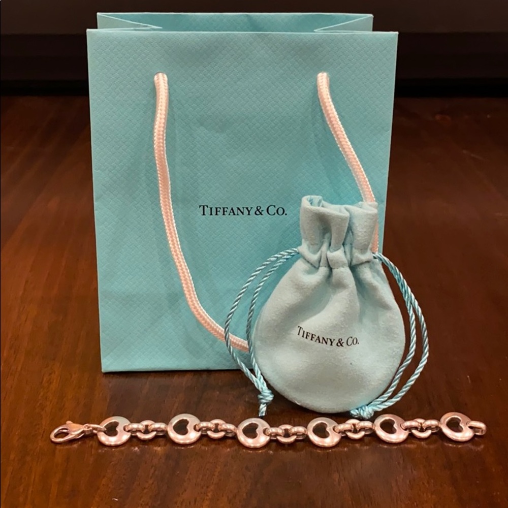 Tiffany & Co. Stencil Heart Link